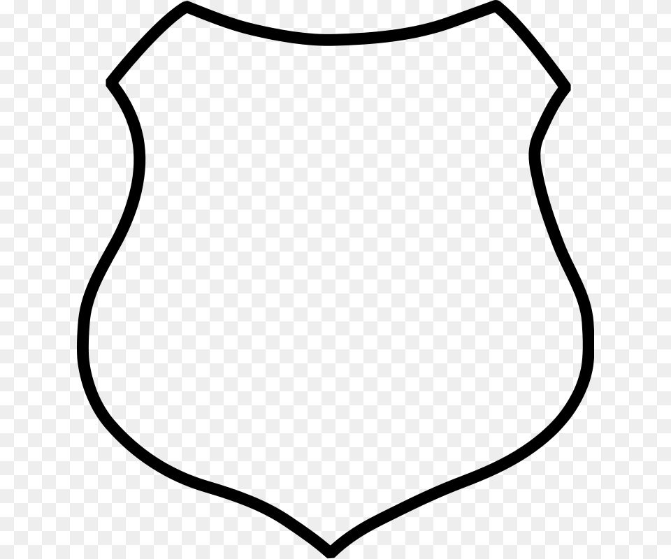Shield Clipart Black And White, Gray Free Png