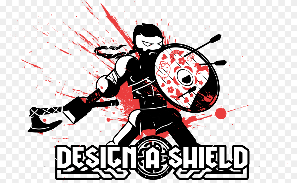 Shield Designs, Person, Advertisement, Book, Comics Png Image