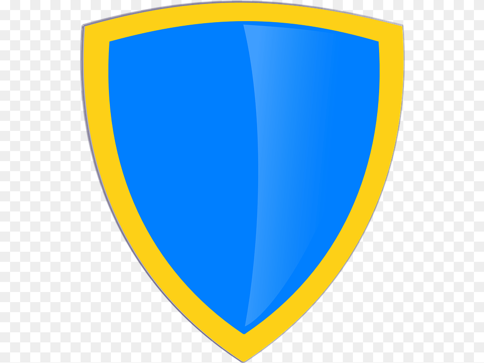 Shield Gold Symbol Shield Clipart Yellow And Blue, Armor Png