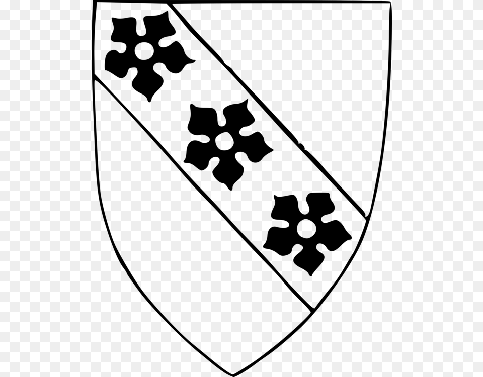 Shield Knight Coat Of Arms Black And White, Gray Free Png