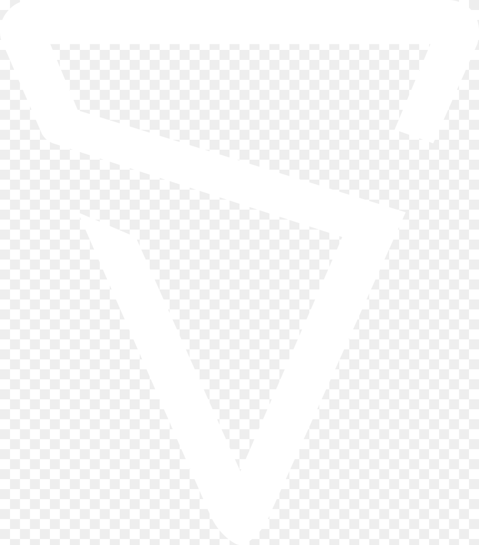 Shield Logo Black And White Twitter White Icon, Triangle Png