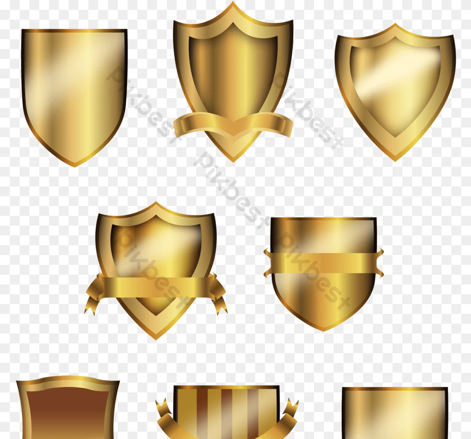 Shield Logo Vector Psd Download Pikbest Logo Perisai Emas, Armor Free Png