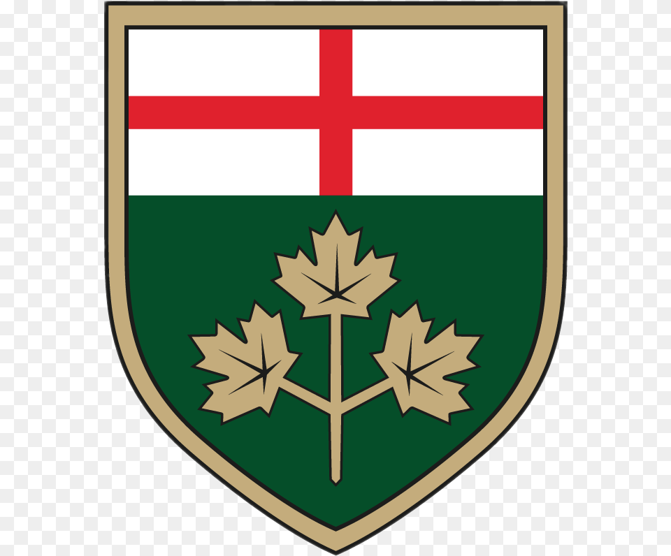 Shield Of Arms Of Ontario Ontario Symbol, Armor, Leaf, Plant Png