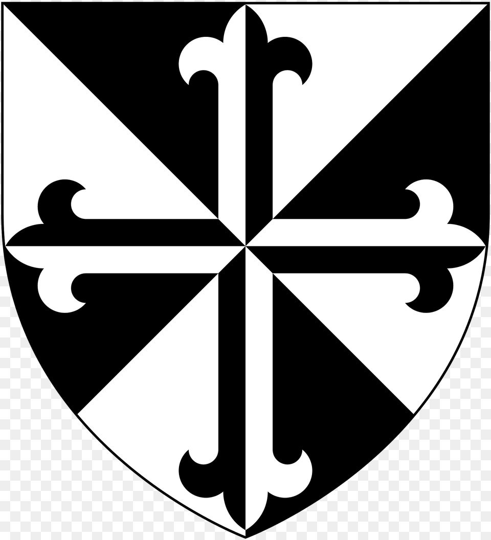 Shield Of Dominican Order Clipart, Cross, Symbol, Armor Png