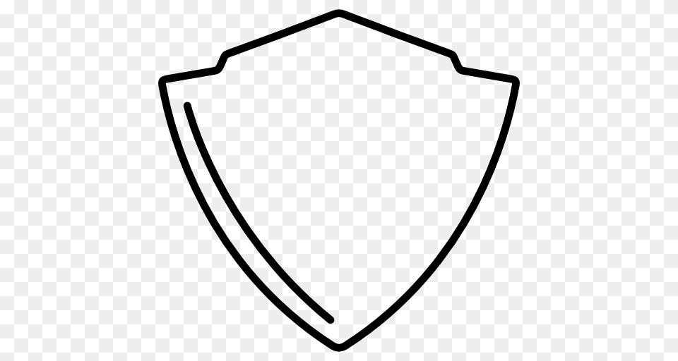Shield Outline, Armor, Accessories, Jewelry, Necklace Free Png Download