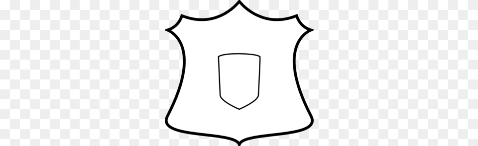 Shield Outline Clip Art, Armor, Clothing, T-shirt Free Png Download
