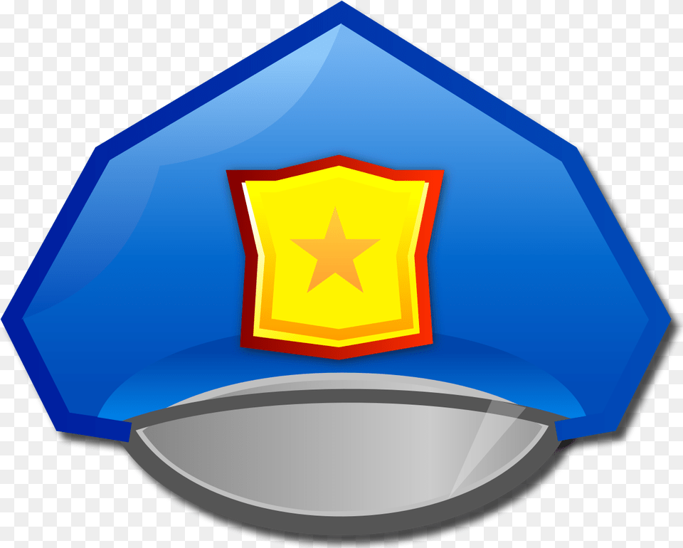 Shield Police Icon, Cap, Clothing, Hat, Logo Png