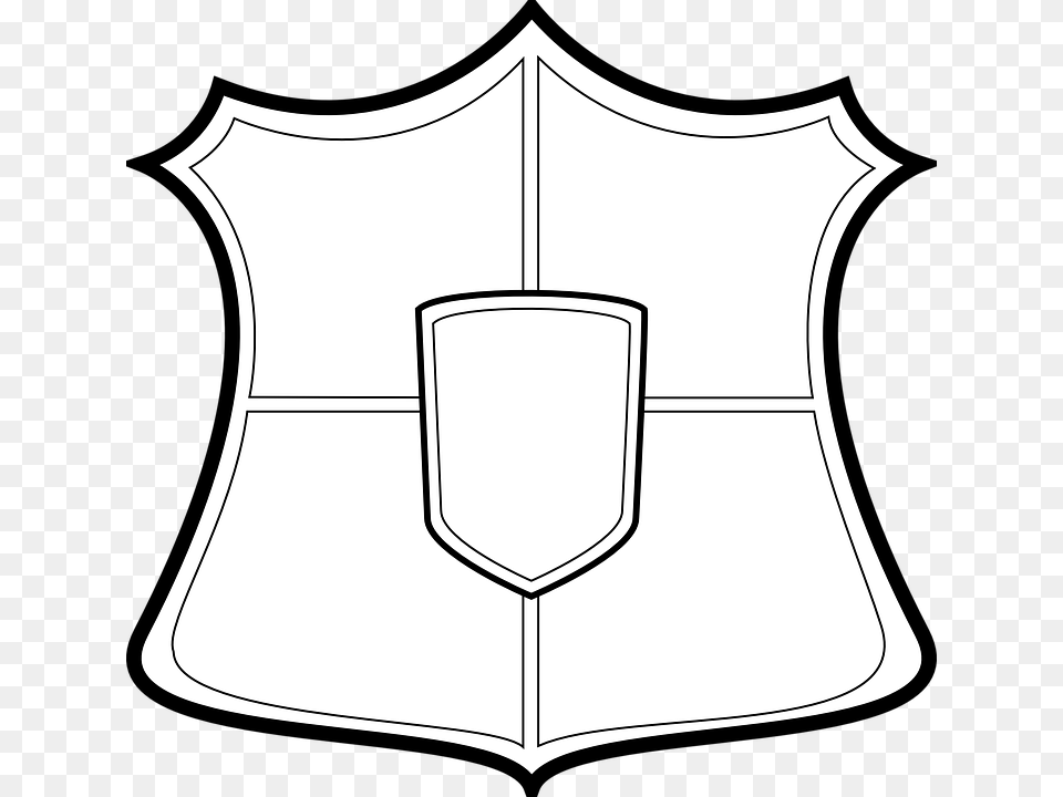 Shield Protect Black White Protection Security Shield Clipart, Armor Png