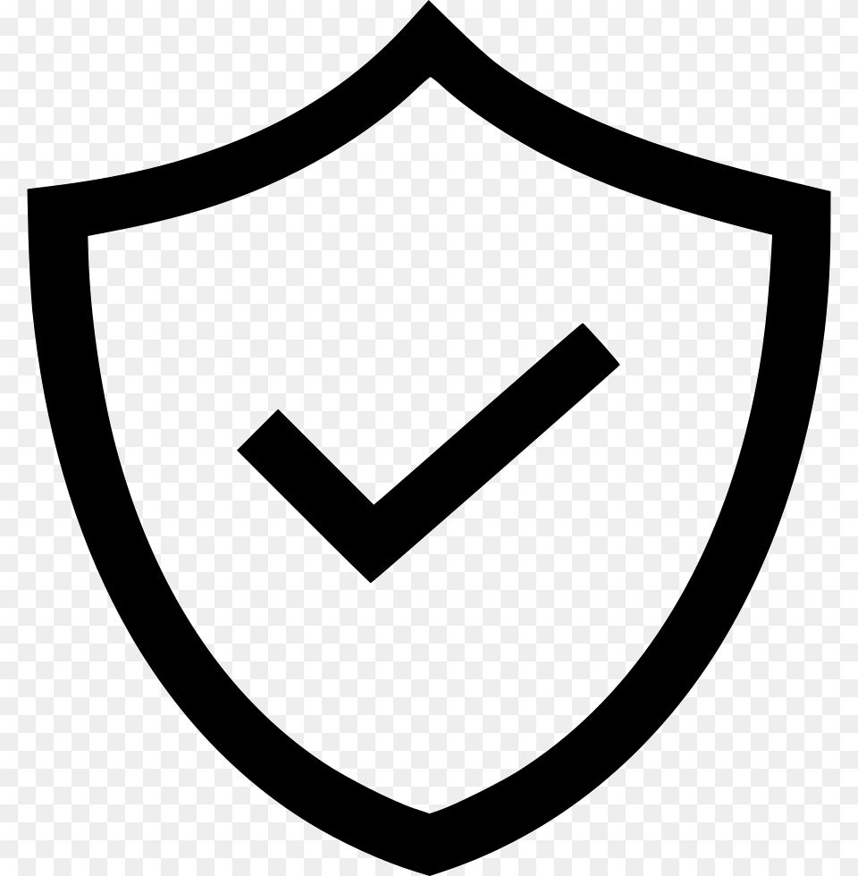 Shield Protect Verify Defense Safety On Protection Icon, Armor Free Png