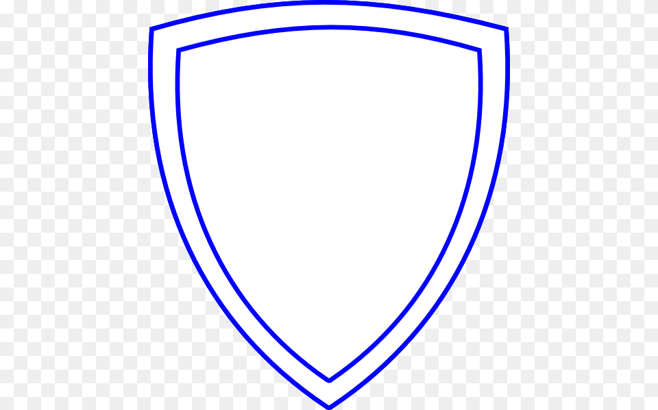 Shield White Blue Transparent Blue And White Shield, Armor Png Image