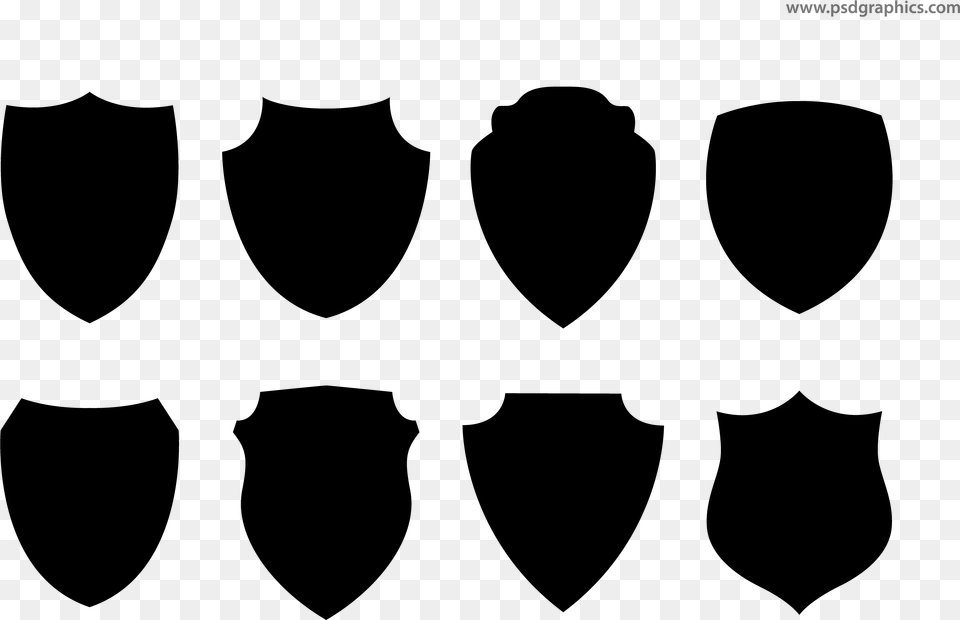 Shields Shapes Shape Vector Hd, Gray Free Png Download