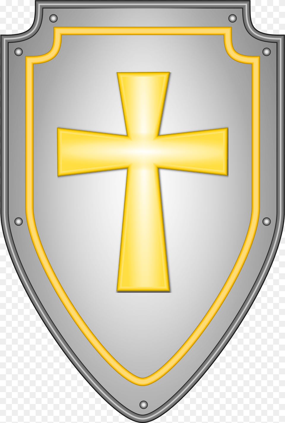 Shieldsymbolcross Medieval Shield Clipart, Armor Free Png Download