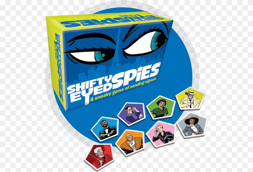Shifty Eyed Spies Board Game Contents Shifty Eyed Spies Board Game, Adult, Male, Man, Person Free Transparent Png