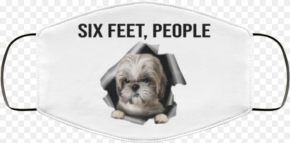 Shih Tzu 6 Feet People Face Mask Washable Yoda, Accessories, Animal, Canine, Dog Png