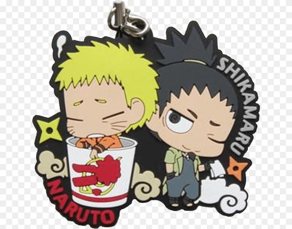 Shikamaru Rubber Naruto And Shikamaru Keychain Shikamaru Nara, Sticker, Meal, Food, Lunch Free Png Download