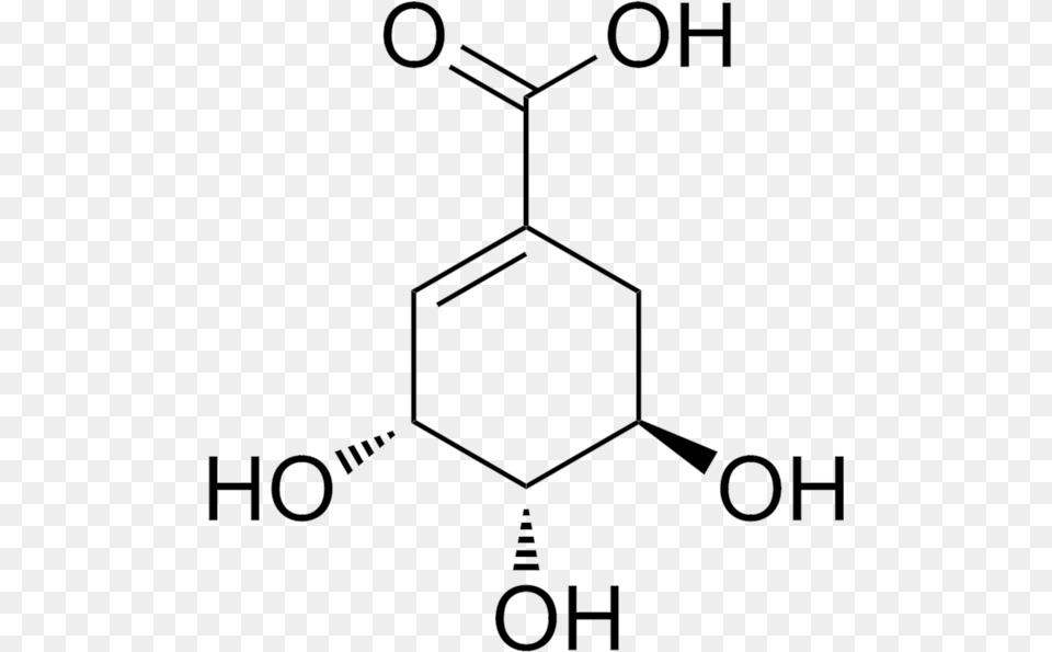 Shikimic Acid Structure Free Png Download