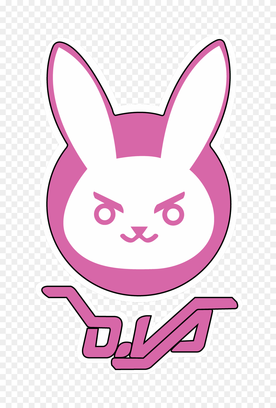 Shikkiestuff D Va Vector Logo This Is Only For Personal, Purple, Sticker Free Png Download