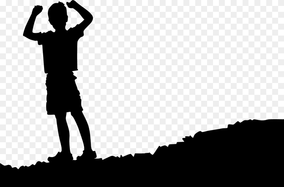 Shild Has An Achievement Silhouette, Clothing, Person, Shorts, Standing Png