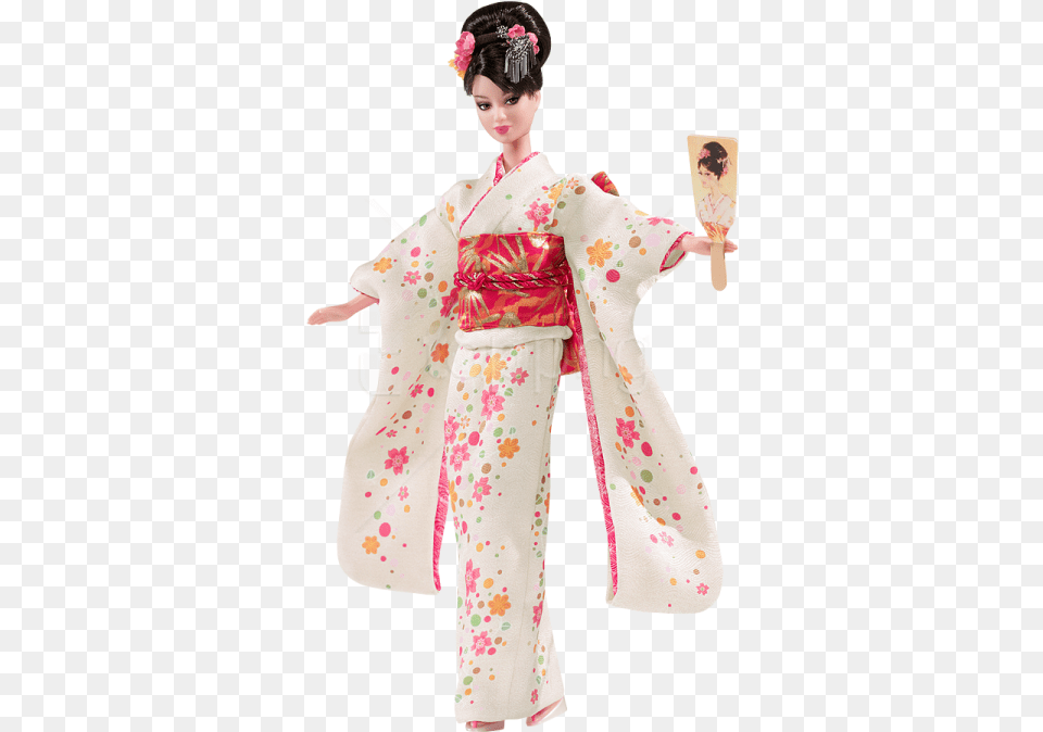 Shimada Japanese Barbie Doll, Formal Wear, Clothing, Dress, Robe Free Png Download