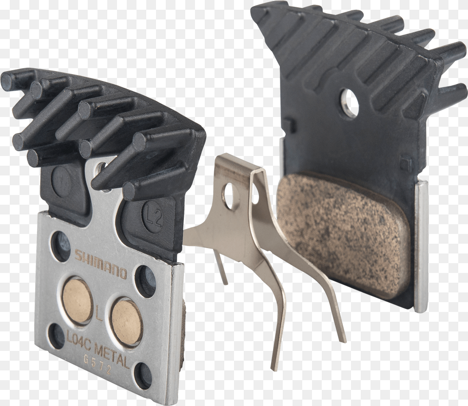 Shimano L04c Metal Disc Brake Pads, Gun, Weapon, Electrical Device Free Transparent Png