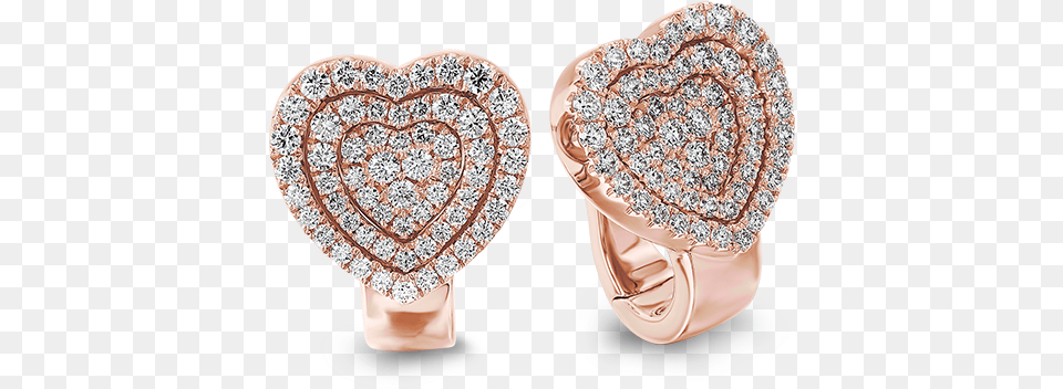 Shimansky Starlight Heart Shape Diamond Earrings Earrings, Accessories, Earring, Gemstone, Jewelry Free Png Download