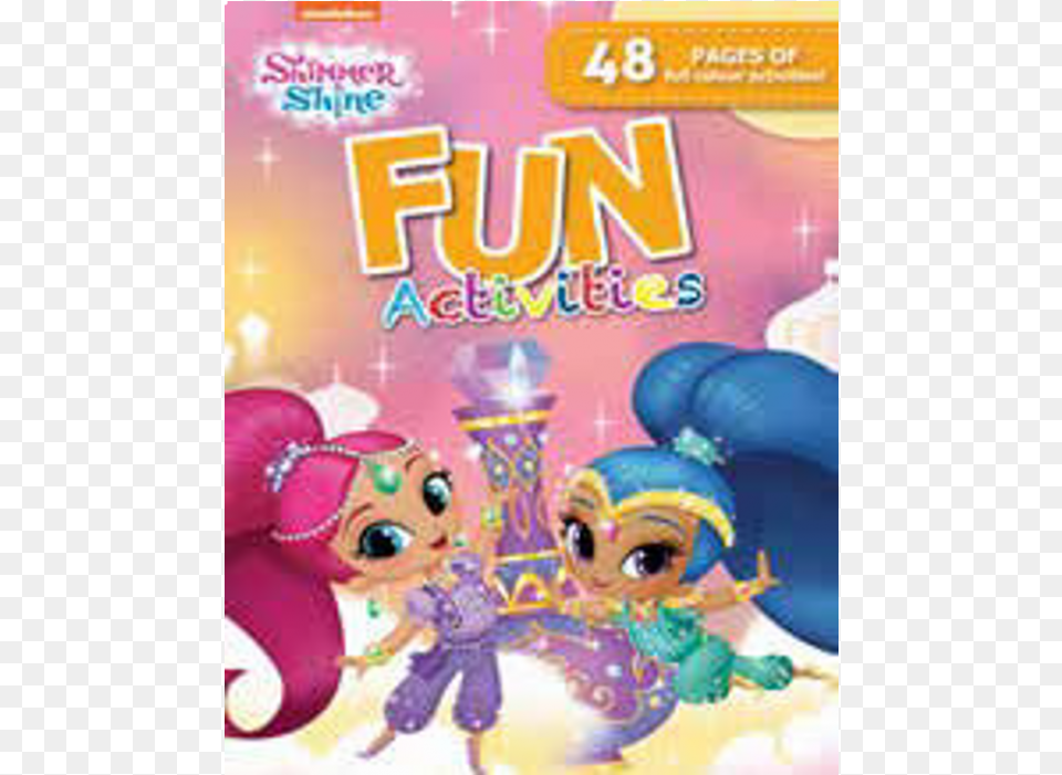 Shimmer And Shine 48pg Full Colour Activity Book Shimmer And Shine Activity Book, Publication, Baby, Person Free Transparent Png