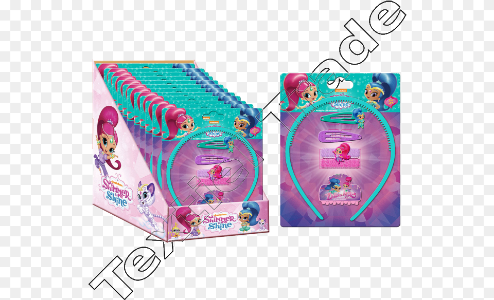 Shimmer And Shine 9 Pieces Hair Set Educational Toy, Person, Baby Png Image