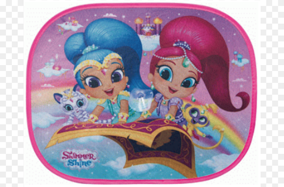 Shimmer And Shine Car Sun Shades Uk Shimmer And Shine, Home Decor, Baby, Person, Face Free Png Download