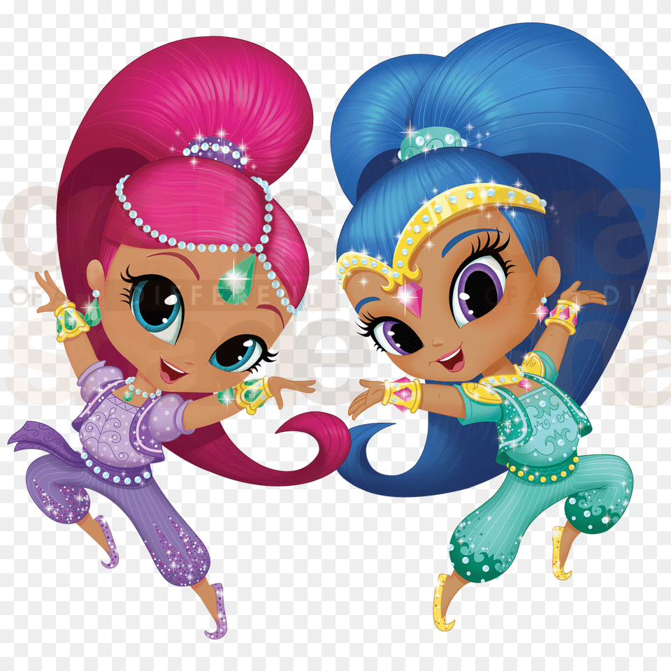 Shimmer And Shine Clip Art, Baby, Person, Face, Head Free Png Download