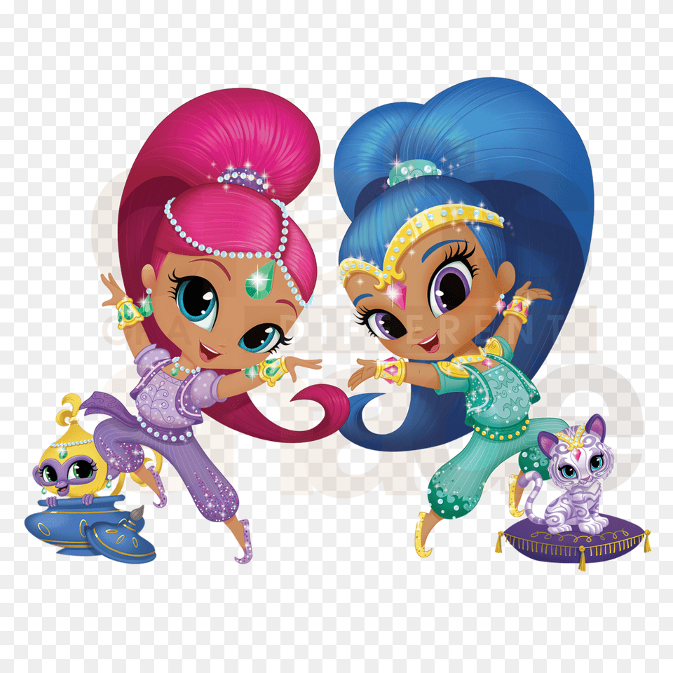 Shimmer And Shine Clip Art, Baby, Person, Face, Head Free Png Download