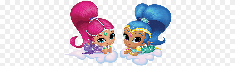 Shimmer And Shine Clipart Pink Clipart Shimmer And Shine, Baby, Person, Toy Free Png