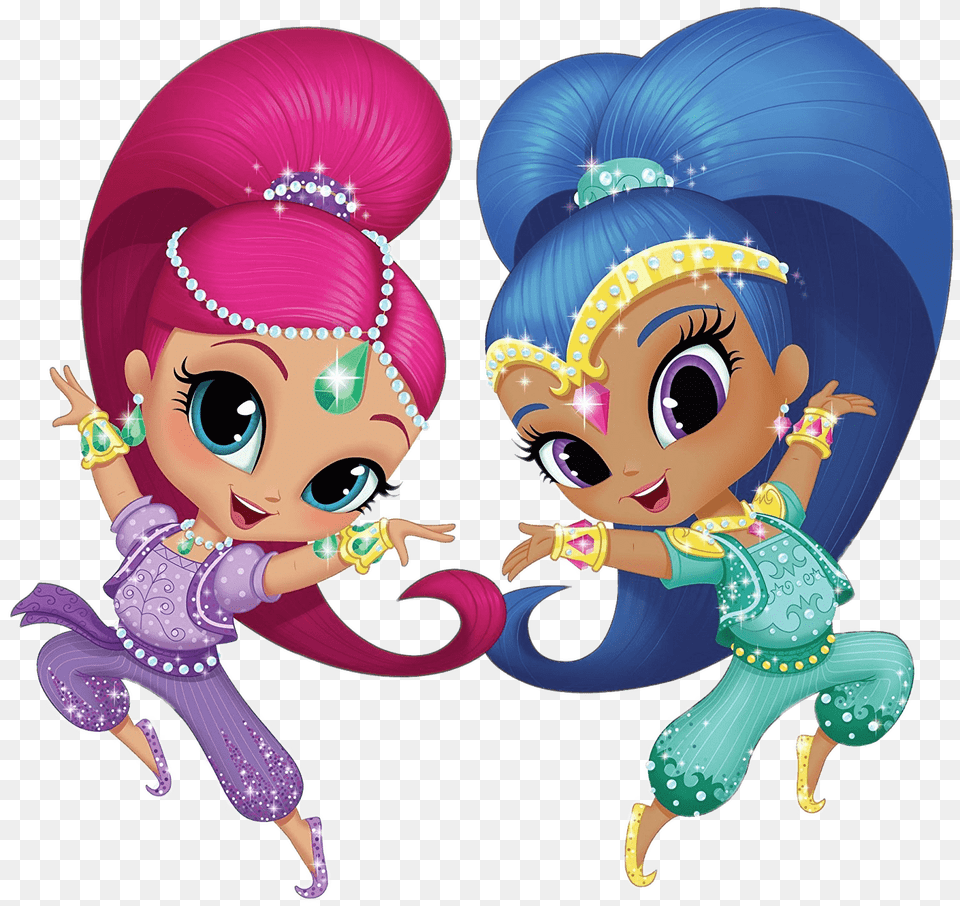 Shimmer And Shine Dancing, Baby, Person, Face, Head Free Transparent Png