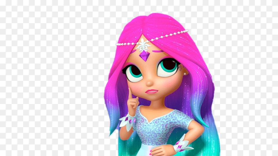 Shimmer And Shine Imma, Doll, Toy, Face, Figurine Png Image