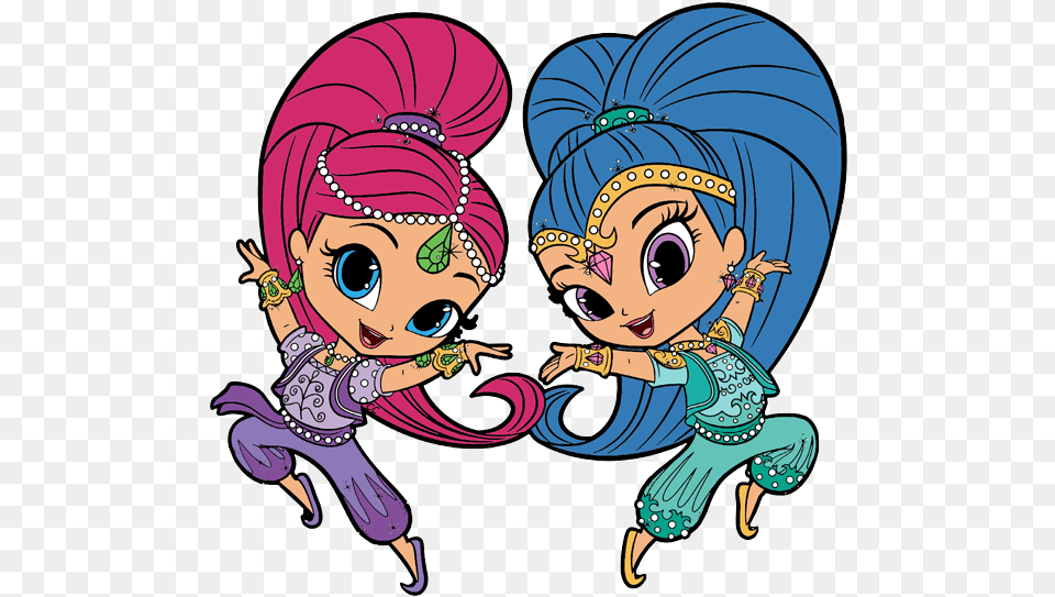 Shimmer And Shine Kek Shimmer And Shine, Book, Comics, Publication, Baby Free Png