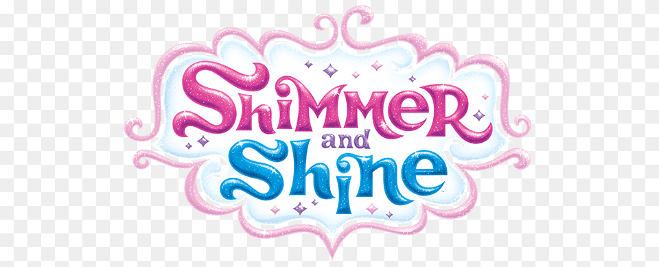 Shimmer And Shine Logo Transparent Shimmer And Shine, Text, Animal, Reptile, Snake Free Png Download