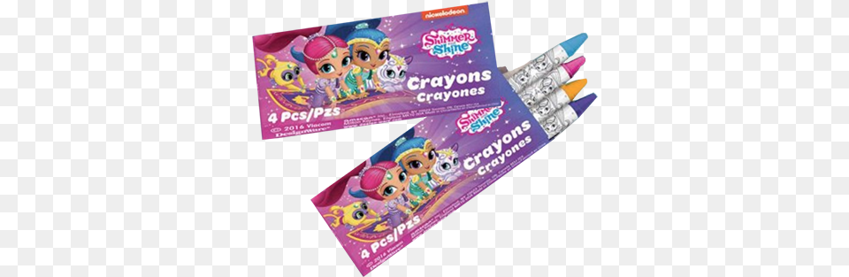 Shimmer And Shine Mini Crayons Pk12 Set Ceras Shimmer Shine, Baby, Person Free Png Download