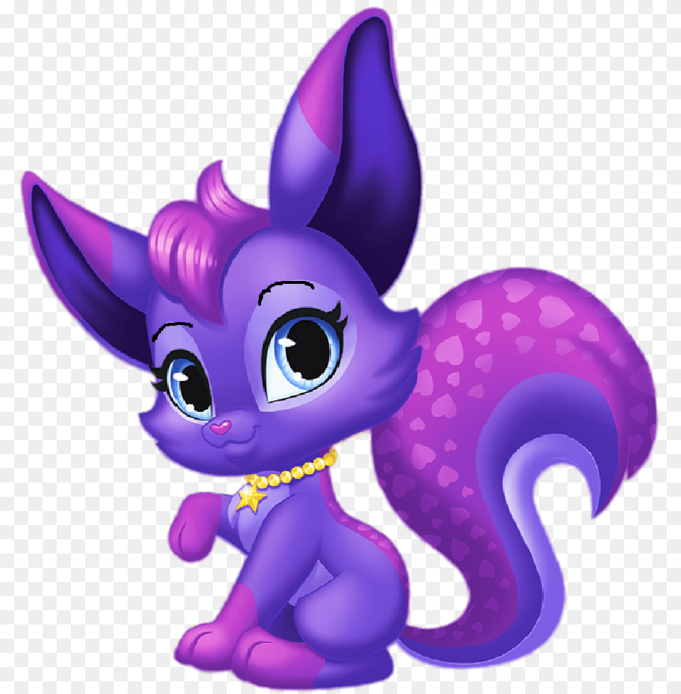 Shimmer And Shine Parisa The Fox, Purple, Animal, Cat, Mammal Free Png