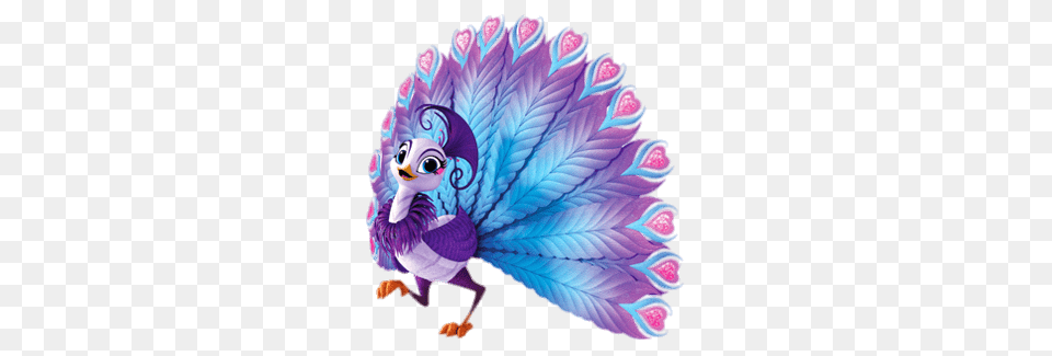 Shimmer And Shine Roya The Peacock, Purple, Pattern, Birthday Cake, Cake Png Image