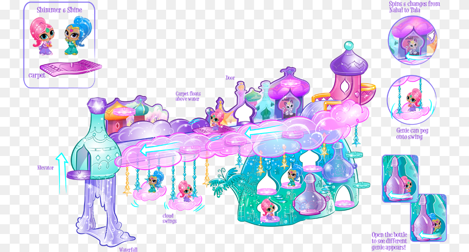 Shimmer And Shine Teenie Genies, Purple, Art, Graphics, People Png