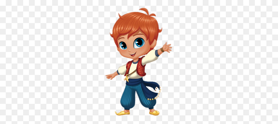 Shimmer And Shine Zac In Oriental Outfit, Baby, Person, Cartoon, Book Free Png