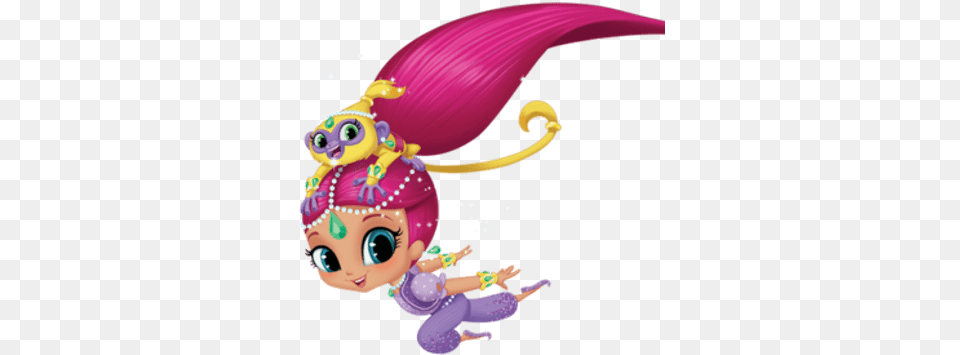 Shimmer Flying Shimmer And Shine Shimmer, Purple, Baby, Person, Art Free Png Download