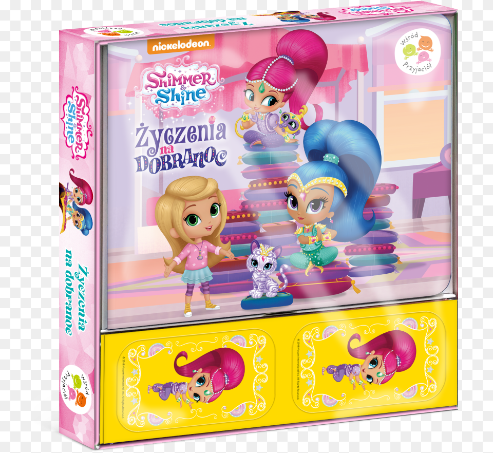 Shimmer I Shine Przyjaci Yczenia Na Dobranoc Gra Planszowa Shimmer I Shine, Figurine, Doll, Toy, Face Free Png Download