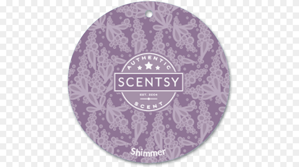 Shimmer Scentsy Scent Circle Scentsy Circle, Purple, Lace, Disk Free Png Download
