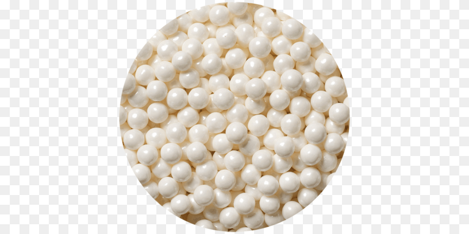 Shimmer White Pearls Pressed Candy Sugar Candy Beads Pearl White 2lb Bag, Accessories, Jewelry, Bracelet Free Png Download