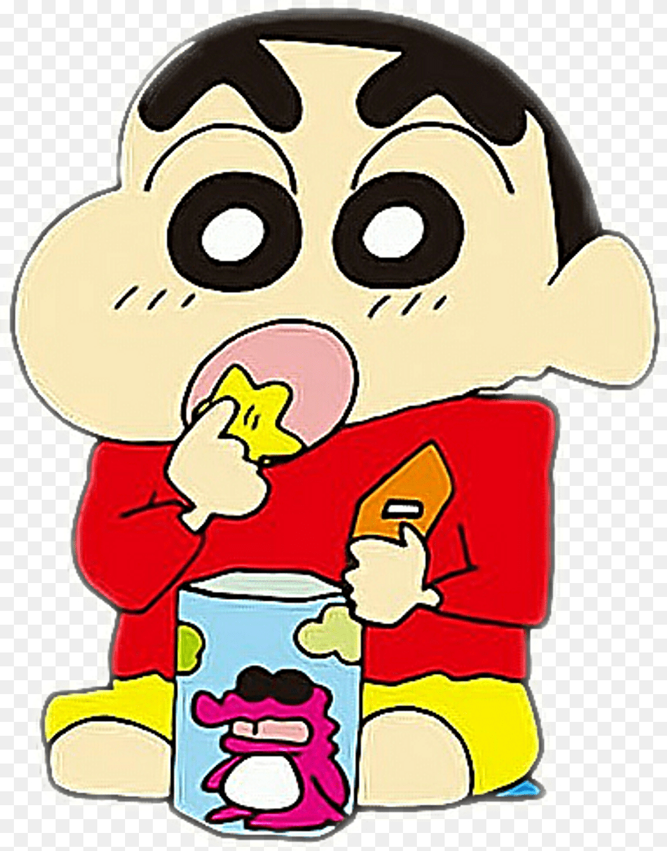 Shinchan Sticker, Baby, Person, Face, Head Png Image