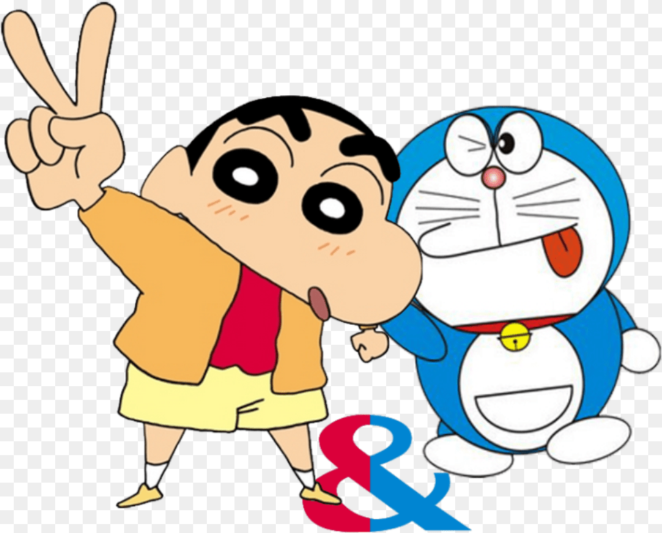 Shinchan U0026 Doraemon Shin Chan, Cartoon, Baby, Person, Face Png Image