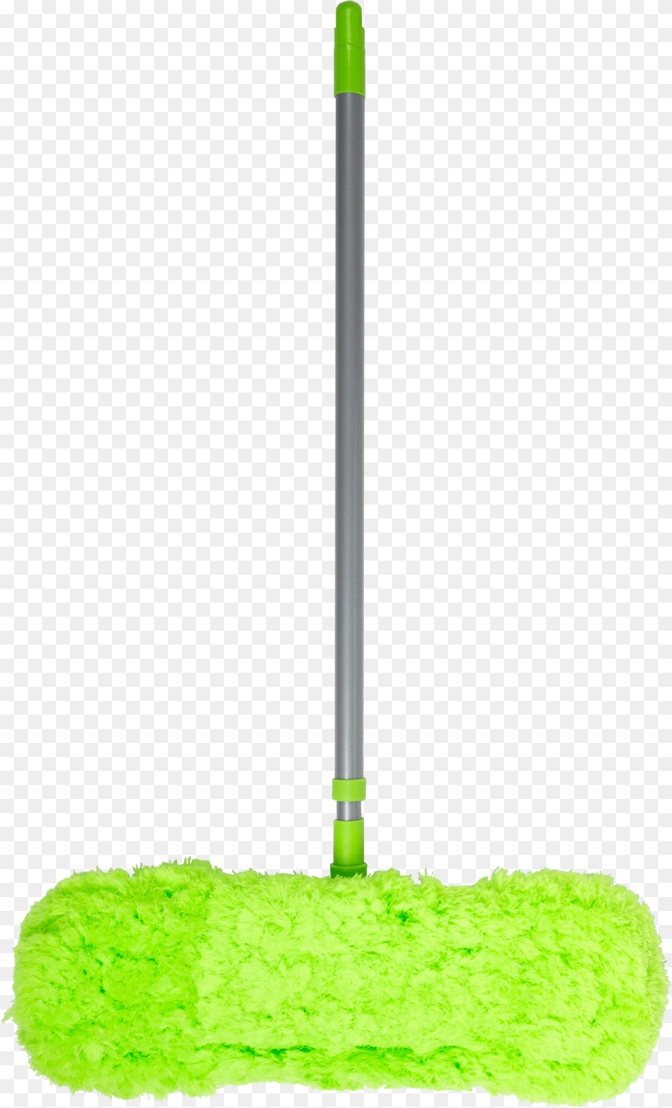 Shine Deluxe Microfibre Feather Flat Mop Silverlime Miniature Golf, Cleaning, Person, Handle Free Transparent Png