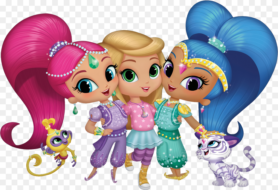Shine Shimmer And Shine Friends, Baby, Person, Face, Head Free Png Download