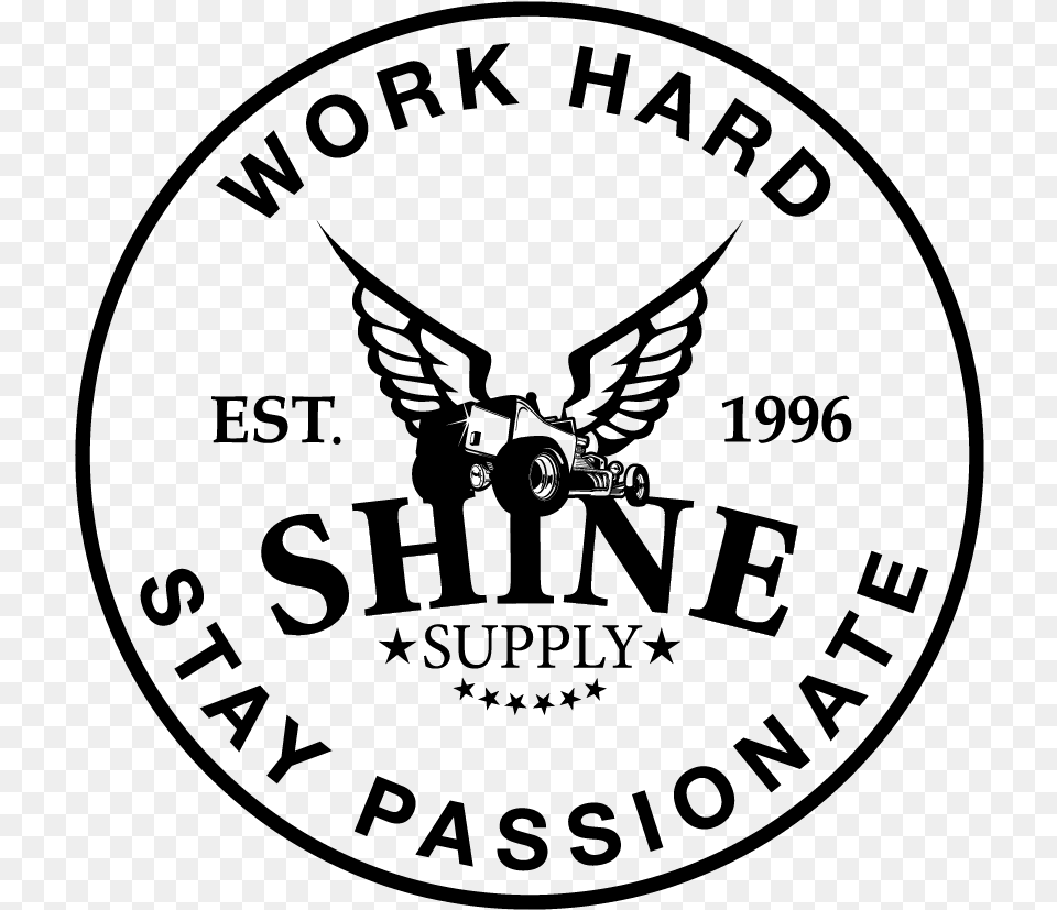 Shine Supply Circle Logo 01 Concrete Survey Marker, Gray Free Png Download