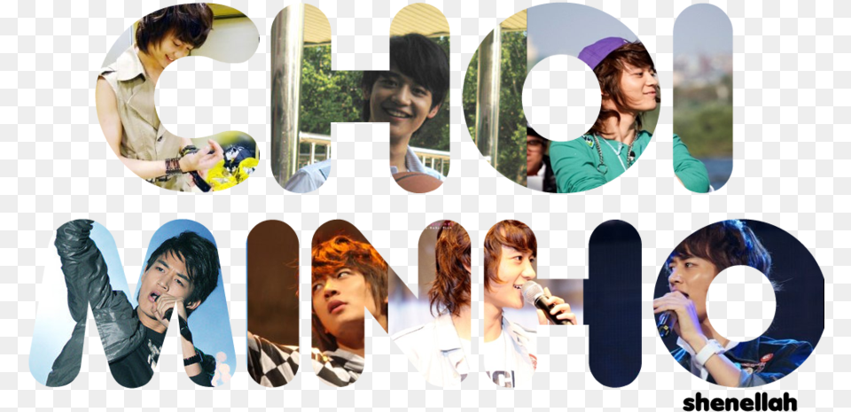 Shinee Minho Name, Art, Collage, Boy, Child Free Png Download